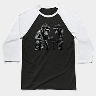 monkeys play chess Baseball T-Shirt